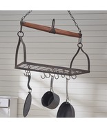 Wood&amp;Iron Yoke Hanging Pot Rack - $365.51 CAD