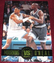 1993 Skybox Showdown Series #SS3 Alonzo Mourning Shaquille O&#39;neal - £3.99 GBP