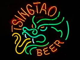 Tsingtao Brewery enjoy Beer Bar Neon Pub Neon Sign 16"x16" - $139.00