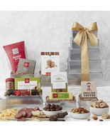 Shimmering Surprise: Gourmet Gift Tower - $138.07 CAD