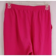 BonWorth Women&#39;s Elastic Waist Slacks Pants Sild Pink Size Medium - $16.82
