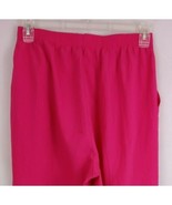 BonWorth Women&#39;s Elastic Waist Slacks Pants Sild Pink Size Medium - $22.84 CAD