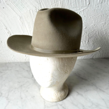 Bailey Grey Wool Felt Cattleman Western Cowboy Hat - Mens Size 6-1/2 - $47.45