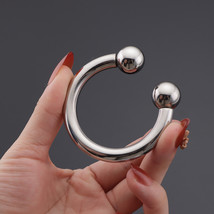 Metal Removable Beads Cock Ring Adult Sex Toys For Men - £13.05 GBP