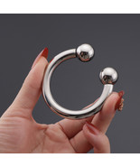 Metal Removable Beads Cock Ring Adult Sex Toys For Men - $23.28 CAD
