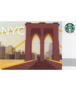 Starbucks 2013 Brooklyn Bridge NYC Collectible Gift Card New No Value - $2.25