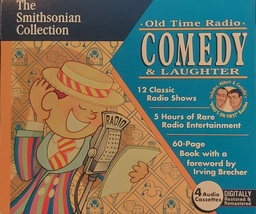 "Old Time Radio COMEDY AND LAUGHTER" The Smithsonian Collection Cassettes w/book - £16.51 GBP