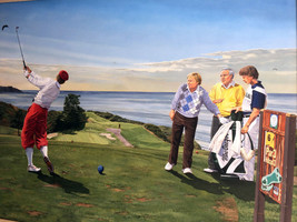 Danny Day Oil Painting Golf Legends Payne Stewart, Arnold Palmer, Jack Nicklaus - £10,345.81 GBP