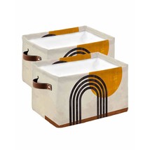 2Pcs Cube Storage Bins, Waterproof Moving Boxes With Handles, Washable Closet Cl - $64.99