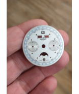Vintage Breitling Geneve Triple Date Moonphase Chronograph Dial Nr. 2 Ve... - $190.00