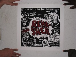 Rehab Sher Poster Screen Print S/N October 30 Punk Rawk Poltergy Rehab S... - $45.44