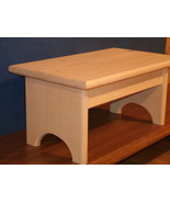 unfinished Wooden step stool, wooden step stool, 7 1/2&quot; step stool, kids... - $24.99