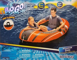 H20Go! H2Ogo! Kondor 2000 Inflatable Boat Two Person Explorer Raft. - $34.93