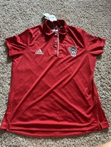 NC State Wolfpack Adidas Golf Polo Shirt Men Red Short Sleeve Performanc... - €33,94 EUR