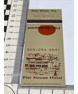 Matchbook Cover   Pier House Hotel  Key West, Florida  gmg  Unstruck - $12.38