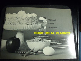 General Foods Home Meal Planner from 1961 - $11.00