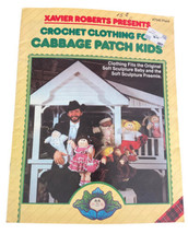 Vtg 1982 Cabbage Patch Kids Book Crochet Clothing For Cabbage Patch Kids 16 Pcs. - £13.28 GBP