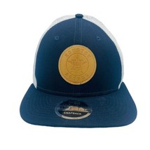 New Era Houston Astros 9Fifty Leather Patch Snapback Trucker Hat Cap - £19.67 GBP