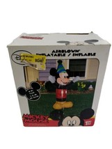 4ft Happy Birthday Mickey Mouse AirBlown Inflatable Party Blow-Up Yard Décor  - £18.96 GBP