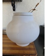 Vintage Flush Mount Ceiling Light Shade - 8&quot; Diameter Frosted Glass Globe - $1,507.73 MXN
