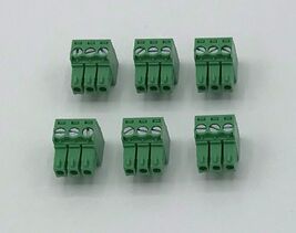 6 pcs  3 pin - 3.5mm Terminal Block Connector Crestron, Speakercraft, B&amp;... - $14.53