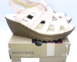 Skechers Parallel Stylin Suede Wedge Sandals- Blush /L. Pink- US 7.5W (W... - $25.00