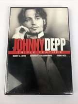 Johnny Depp Triple Feature Benny &amp; Joon, Edward Scissorhand 3 x Mint Discs - £11.00 GBP