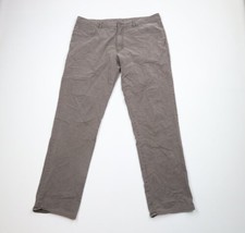 Vintage Tommy Bahama Mens 38x34 Distressed Lyocell Blend Wide Leg Pants Gray - £36.49 GBP