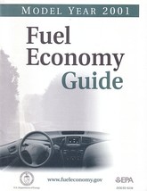 EPA 2001 Fuel Economy Guide vintage US brochure Gas Mileage - $6.00