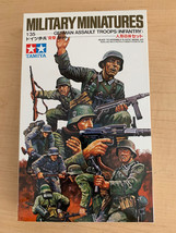 NEW SEALED German Assault Troops Infantry 1:35 Military Miniatures by Tamiya - $13.86