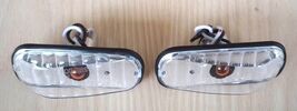 Universal Clear Euro Hot Rat Rod Motorcycle Side Markers Blinker Signal ... - €10,11 EUR