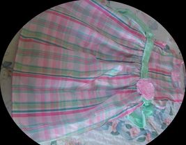 GIRLS PERFECTLY DRESSED PINK PLAID LINED DRESS SIZE 10 - £16.77 GBP