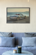 24x32  Porsche Boxster 25 Years Edition 2021 Wooden Framed Poster #1449411 - £79.08 GBP