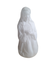 Vtg General Foam White Blow Mold Christmas Lighted Nativity Set 27&quot; Mother Mary - £34.89 GBP