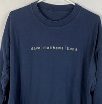 Vintage Dave Matthews Band T Shirt Single Stitch Band Tee Rock Tour Long Sleeve - £39.30 GBP