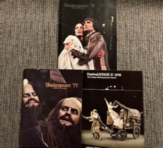 LOT 3 VTG Ashland OREGON SHAKESPEARE FESTIVAL Programs/Playbills/Books &#39;... - $17.50