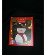 Lenox  Wonderball  Color Changing Lit Snowman Ornament With Top Hat New ... - £15.68 GBP