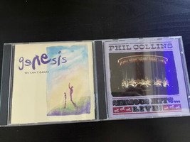 Phil Collins Genesis Cd Lot (2) Serious Hits We Can’t Dance  - £7.79 GBP