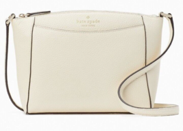 Kate Spade Monica Crossbody Ivory Leather Off White Cream WKR00258 NWT $279 - £86.83 GBP