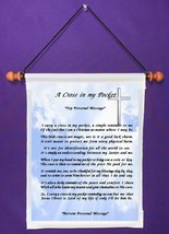 A Cross In My Pocket - Personalized Wall Hanging (778-1) - $18.99