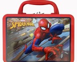 Marvel Spider-Man Tin Box Metal Snack Container  Birthday Party NEW - $6.95