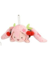 Japan SEGA Hatsune Sakura Miku Lying down Plush doll ver.2 - 16cm Birthd... - $37.82