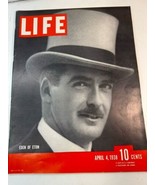 Vintage Life Magazine 1938 April 4 SNOW WHITE, DEVILS ISLAND,  Great Col... - £9.59 GBP