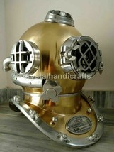 Vintage Diving Helmet US Navy Mark V Decorative Deep Sea Scuba Gift - £138.00 GBP