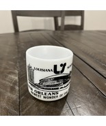 New Orleans Louisiana Superdome- Federal Milk Glass Mug Cup - €13,63 EUR