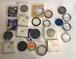 Lot of Camera Lens Filter&#39;s  Hoya  Other Brands Various Sizes - £18.35 GBP