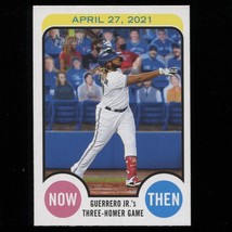 2022 Topps Heritage High Number Vladimir Guerrero Jr. Now &amp; Then NAT-5 Blue Jays - £1.57 GBP