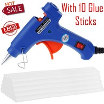 Hot Melt Glue Gun With 7*100mm Glue Sticks 20w Industrial Mini Guns Thermo Elect - £10.24 GBP