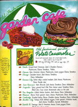 Old Fashioned Garden Cafe Menus Brittany Center Wichita Kansas 1994 - £29.95 GBP