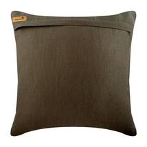 Brown Throw Pillow Covers 16&quot;x16&quot; Cotton, Noble Sea Horse - £26.35 GBP+